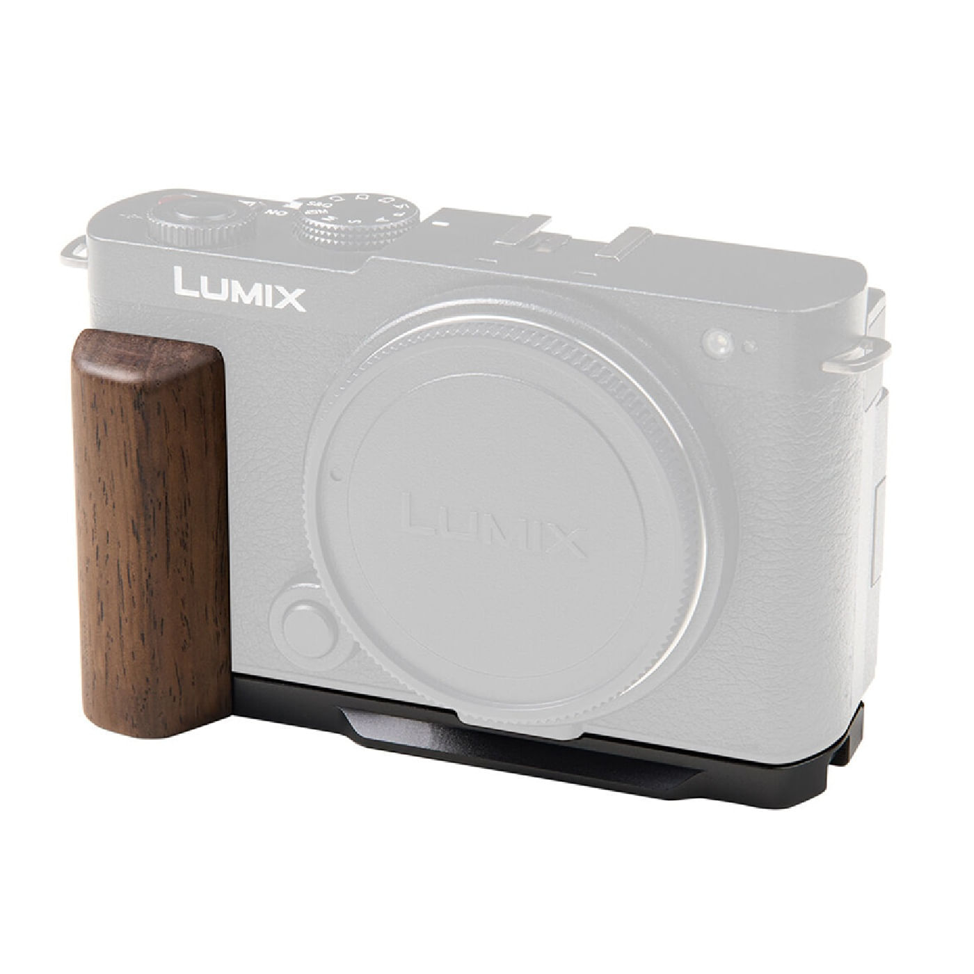 placa pentru gard SmallRig 5945 Placa L cu Maner Lemn pentru Panasonic S9